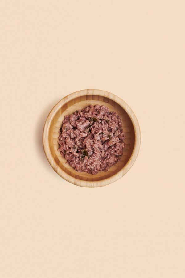 Beutelinhalt Katzennassfutter mit Geflügel